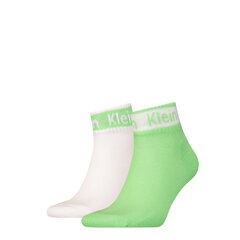 Носки CALVIN KLEIN Lime White 2 Pck 701223257-003 цена и информация | Мужские носки | pigu.lt