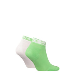 Носки CALVIN KLEIN Lime White 2 Pck 701223257-003 цена и информация | Мужские носки | pigu.lt