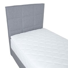 Кровать Levi с матрасом, серый цвет цена и информация | Кровати | pigu.lt