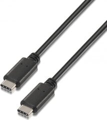 Кабель Micro USB Aisens A107-0057 2 m Чёрный цена и информация | Кабели и провода | pigu.lt