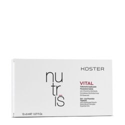 Serumas nuo plaukų slinkimo Koster Nutris Vital, 10x8 ml цена и информация | Priemonės plaukų stiprinimui | pigu.lt