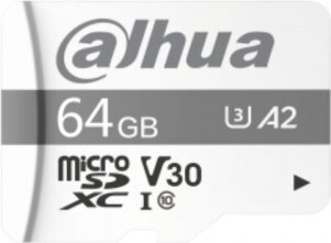 Dahua P100, Micro SD, 64 GB kaina ir informacija | Atminties kortelės telefonams | pigu.lt