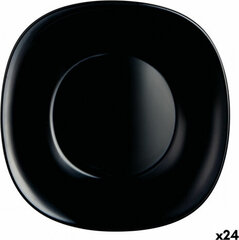 Luminarc Carine dubuo, juodos spalvos, 23,5 cm, 24 vnt kaina ir informacija | Indai, lėkštės, pietų servizai | pigu.lt