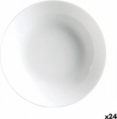 Luminarc Diwali dubuo, baltos spalvos, 20 cm, 24 vnt kaina ir informacija | Indai, lėkštės, pietų servizai | pigu.lt