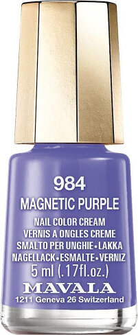 Nagų lakas Mavala Nail Polish, N.984 Magnetic Purple, 5 ml цена и информация | Nagų lakai, stiprintojai | pigu.lt