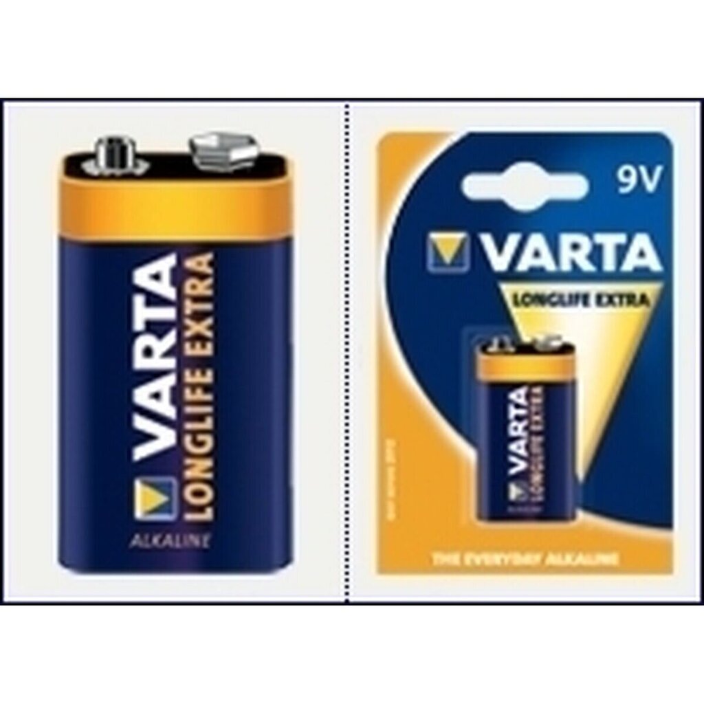 Varta Longlife Extra 9 V Elementai цена и информация | Elementai | pigu.lt