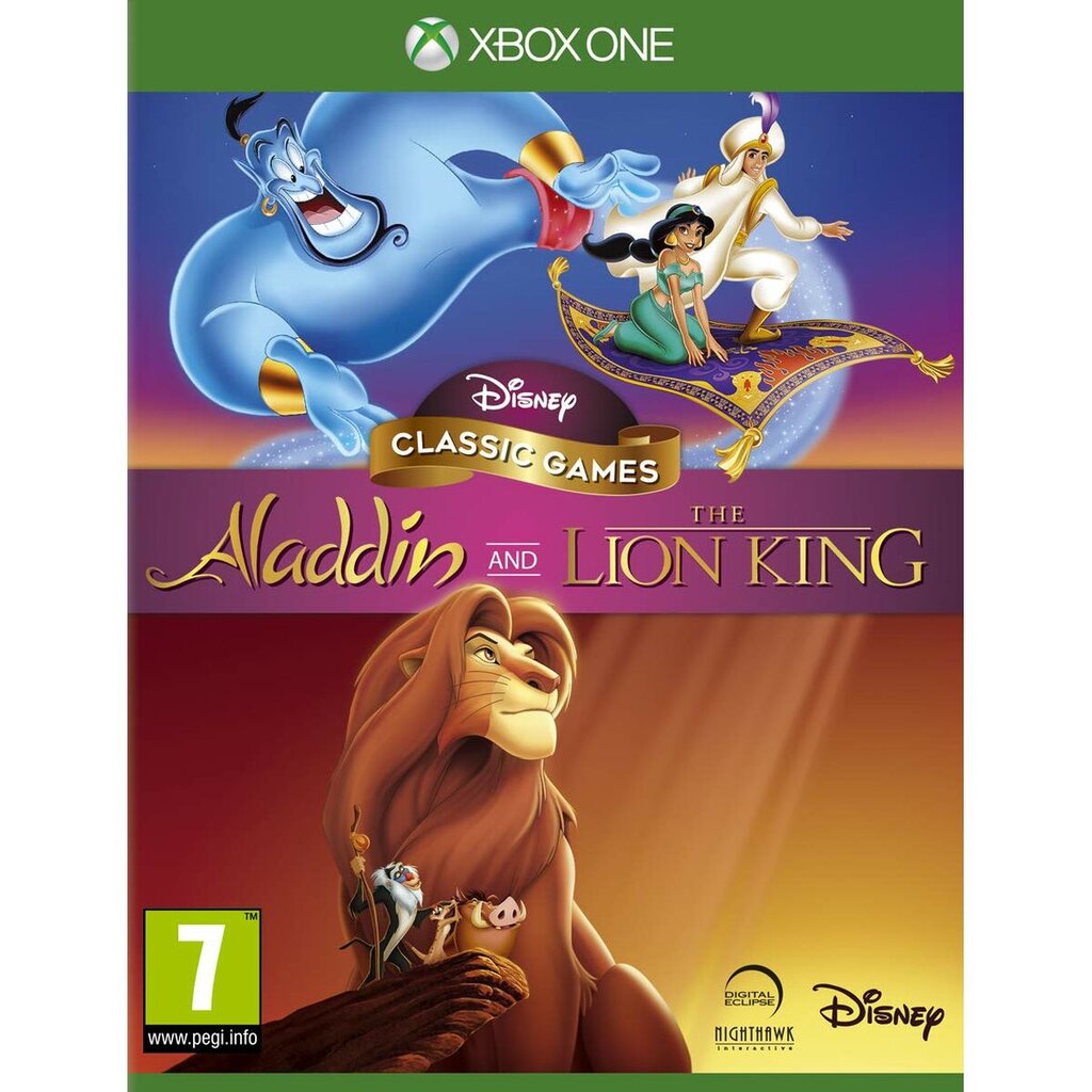 Компьютерная игра Видеоигра для Xbox One Disney Aladdin And The Lion King  цена | pigu.lt