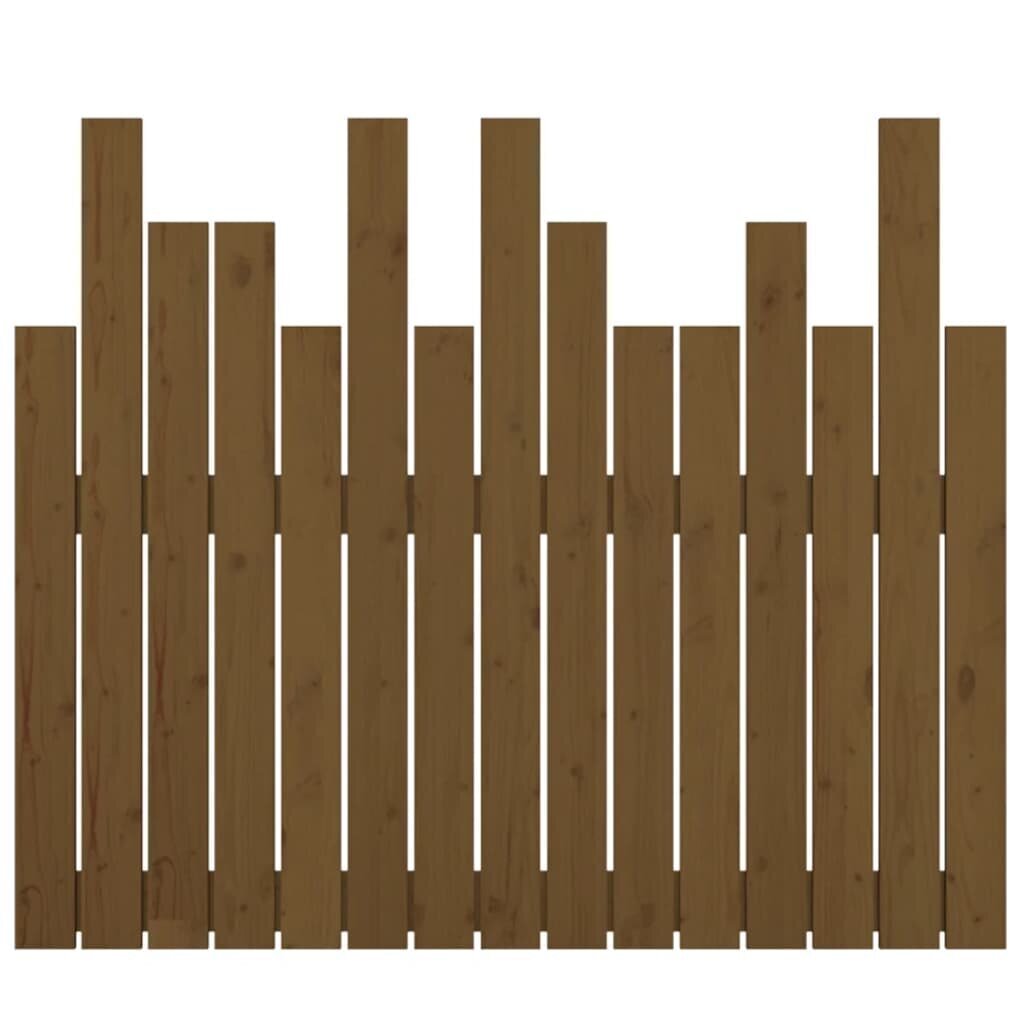 Sieninis galvūgalis vidaXL, rudas kaina ir informacija | Lovos | pigu.lt