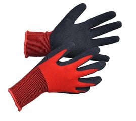 Darbo pirštinės, raudonos цена и информация | Рабочие перчатки | pigu.lt