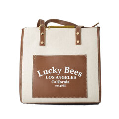 Сумка женская Lucky Bees 376-BROWN, серая цена и информация | Женские сумки | pigu.lt