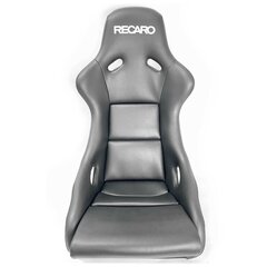 Гоночное сиденье Recaro POLE POSITION Чёрный Кожа цена и информация | Автомобильные чехлы, аксессуары | pigu.lt