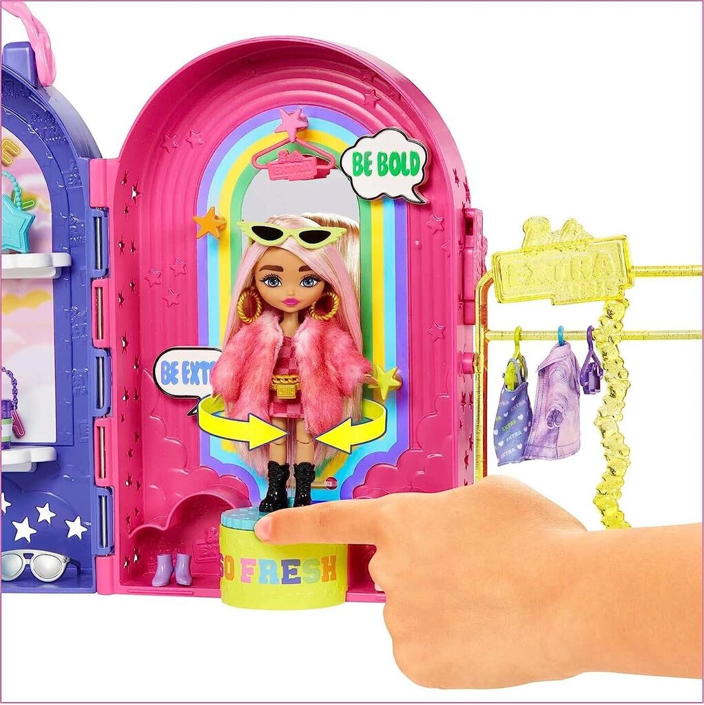 Lėlė su priedais Barbie Extra Mini butikas цена и информация | Žaislai mergaitėms | pigu.lt