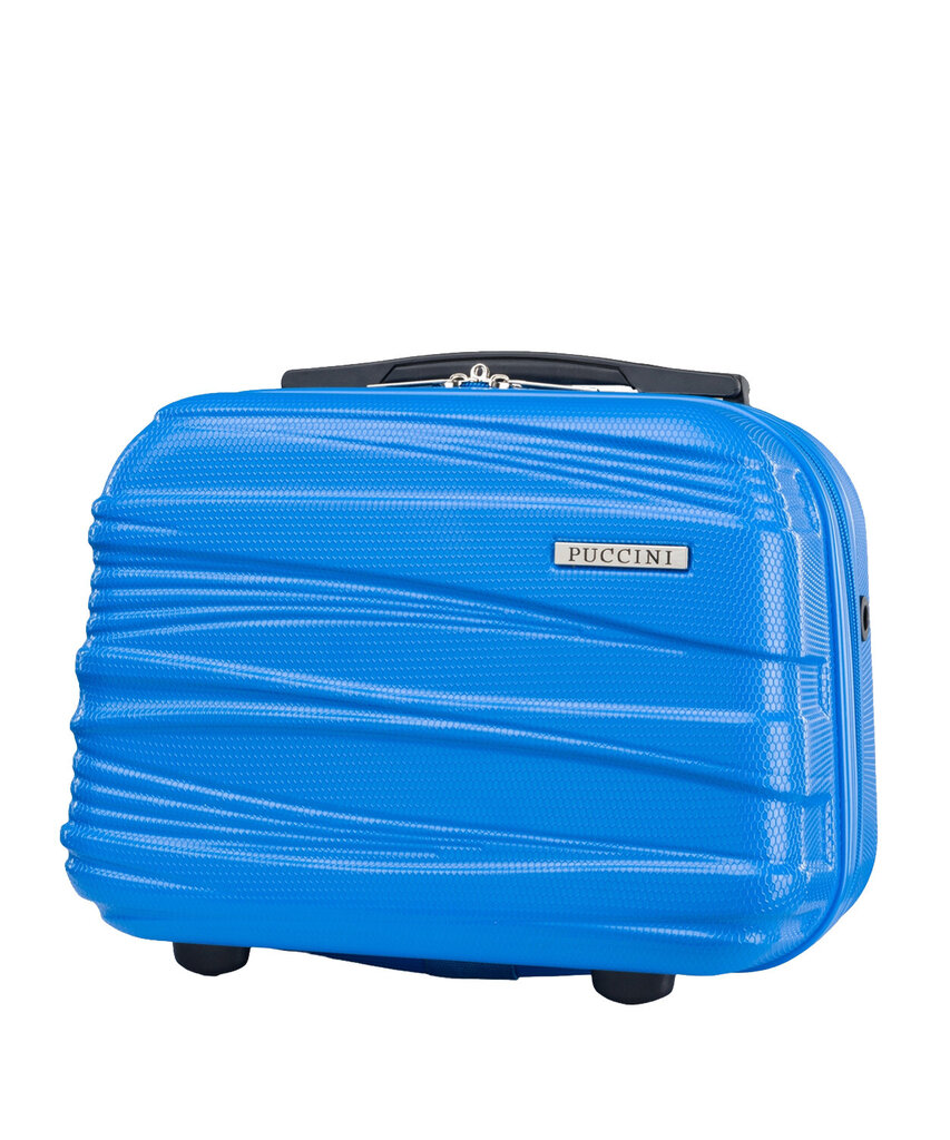 Kelioninis Puccini krepšys-kosmetinė ABSQM020 m , mėlynas kaina ir informacija | Lagaminai, kelioniniai krepšiai | pigu.lt