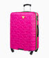 Didelis Puccini lagaminas ABS018 L, rožinis kaina ir informacija | Lagaminai, kelioniniai krepšiai | pigu.lt