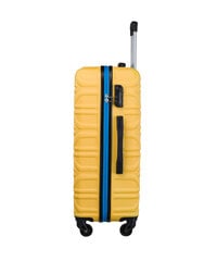 Vidutinis Puccini lagaminas ABS018 M, geltonas kaina ir informacija | Lagaminai, kelioniniai krepšiai | pigu.lt
