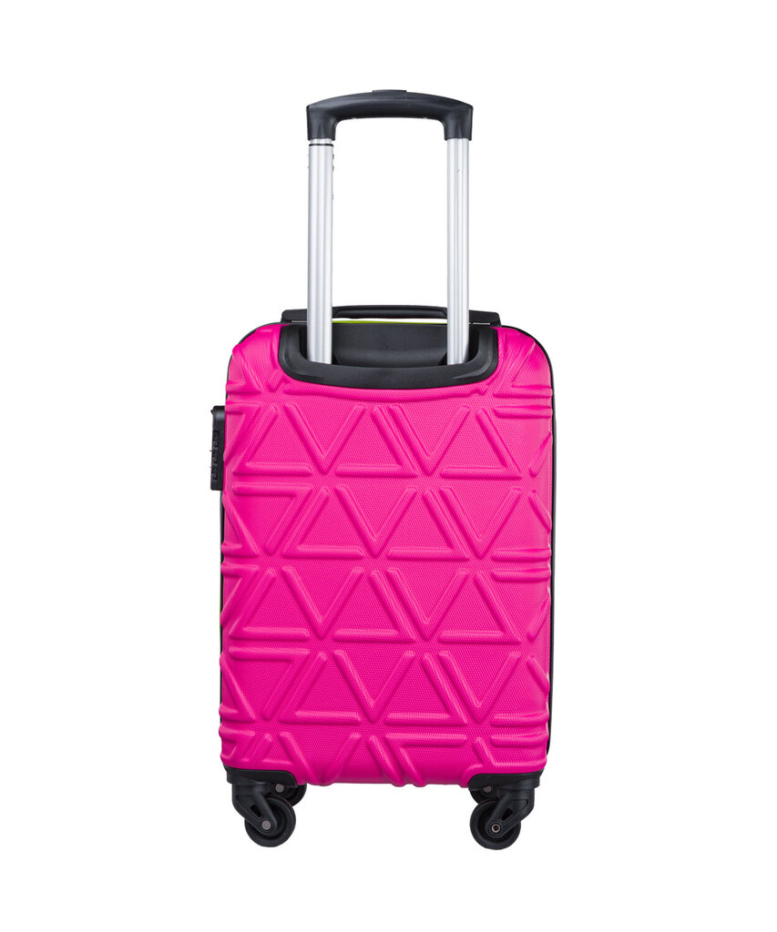 Mažas Puccini lagaminas ABS018 S, rožinis kaina ir informacija | Lagaminai, kelioniniai krepšiai | pigu.lt