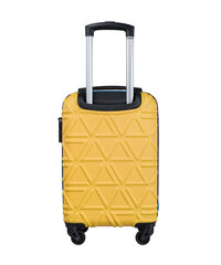 Mažas Puccini lagaminas ABS018 , S geltonas kaina ir informacija | Lagaminai, kelioniniai krepšiai | pigu.lt
