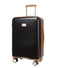 Vidutinis Puccini lagaminas ABS023 M, rudas kaina ir informacija | Lagaminai, kelioniniai krepšiai | pigu.lt