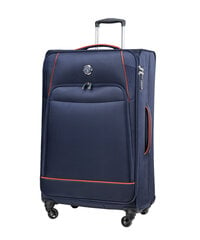 Didelis Puccini lagaminas EM-50450 L, mėlynas kaina ir informacija | Lagaminai, kelioniniai krepšiai | pigu.lt