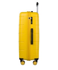 Didelis Puccini lagaminas PP020 L, geltonas kaina ir informacija | Lagaminai, kelioniniai krepšiai | pigu.lt
