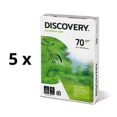 Biuro popierius Discovery, A4, 70 g/m2, 500 lapų 5 vnt kaina ir informacija | Sąsiuviniai ir popieriaus prekės | pigu.lt