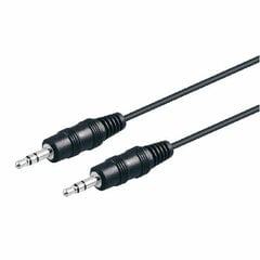 TM Electron Audio Jack 3,5 mm kabelis, 2,5 m kaina ir informacija | Kabeliai ir laidai | pigu.lt