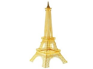 Эйфелева башня 3D металлический пазл, золото цена и информация | Развивающие игрушки | pigu.lt
