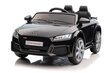 Vienvietis elektromobilis vaikams Audi TT RS, Juodas kaina ir informacija | Elektromobiliai vaikams | pigu.lt