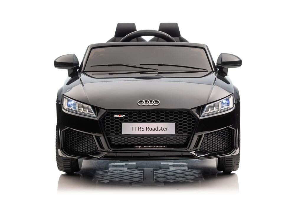 Vienvietis elektromobilis vaikams Audi TT RS, Juodas цена и информация | Elektromobiliai vaikams | pigu.lt