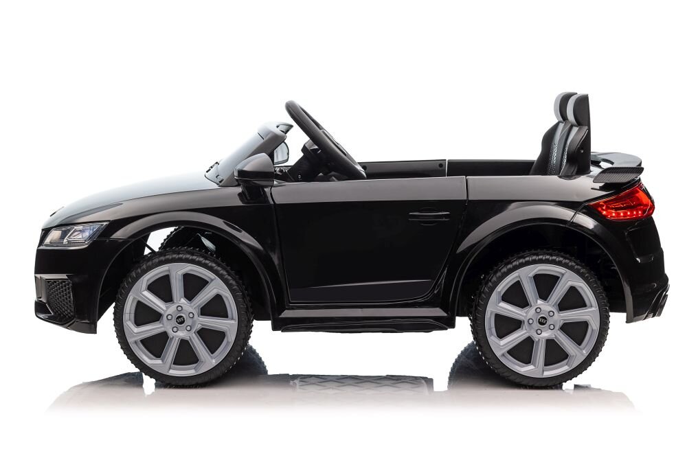 Vienvietis elektromobilis vaikams Audi TT RS, Juodas цена и информация | Elektromobiliai vaikams | pigu.lt