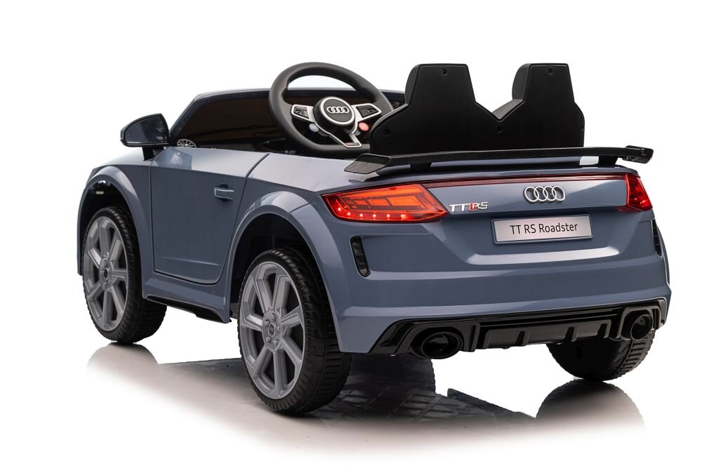Vienvietis elektromobilis vaikams Audi TT RS, Šviesiai mėlynas kaina ir informacija | Elektromobiliai vaikams | pigu.lt