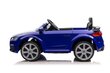 Vienvietis elektromobilis vaikams Audi TT RS, Mėlynas kaina ir informacija | Elektromobiliai vaikams | pigu.lt