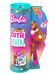 Lėlė Barbie Cutie Reveal rinkinys, tigriukė kaina ir informacija | Žaislai mergaitėms | pigu.lt