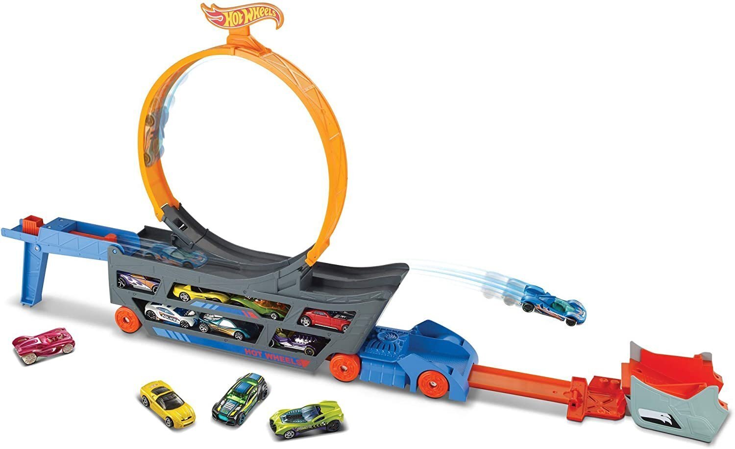 Transporteris su kilpa Hot Wheels kaina ir informacija | Žaislai berniukams | pigu.lt