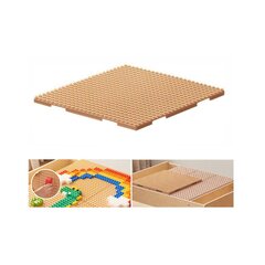 Деревянный стол с аксессуарами и 135 блоками Masterkidz цена и информация | Развивающие игрушки | pigu.lt