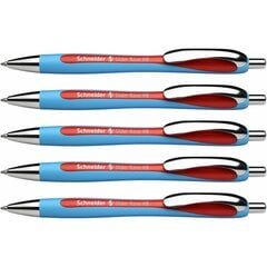 Ручка Schneider Slider Rave XB, красная, 5 шт. цена и информация | Письменные принадлежности | pigu.lt
