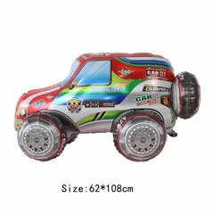 Folinis balionas 4D lenktyninis automobilis, 62 x 108 cm  kaina ir informacija | Balionai | pigu.lt