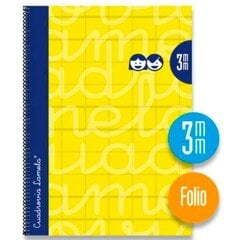 Тетрадь Lamela 3 мм, жёлтая, A4, 5 шт. цена и информация | Тетради и бумажные товары | pigu.lt