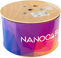Nanocable UTP 6 kategorijos kietas tinklo laidas 10.20.1700-305, 305 m kaina ir informacija | Kabeliai ir laidai | pigu.lt