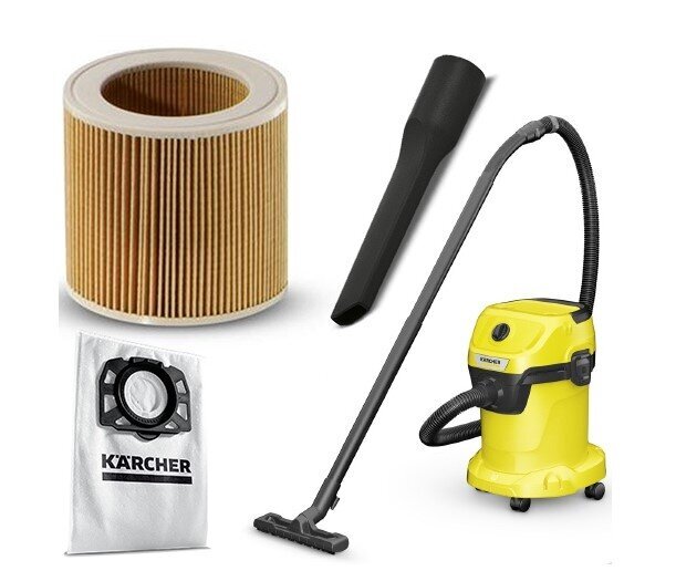 Pramoninis dulkių siurblys Karcher 1000W kaina ir informacija | Pramoniniai siurbliai | pigu.lt