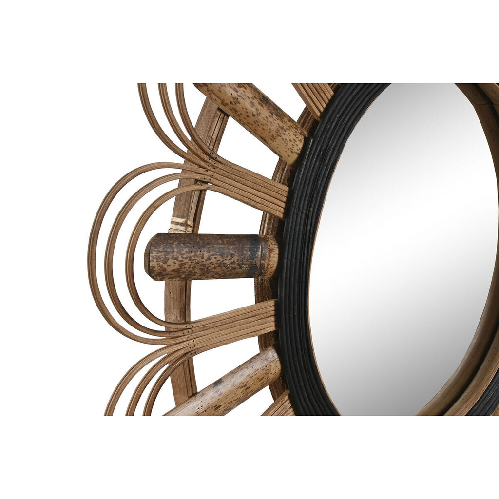 Sieninis veidrodis DKD Home Decor, rudas/juodas kaina ir informacija | Veidrodžiai | pigu.lt