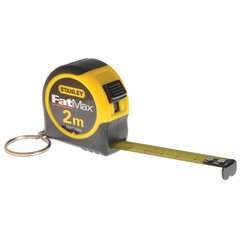 Рулетка Stanley FatMax Цепочка для ключей Mini Резиновый ABS (2 m x 13 mm) цена и информация | Механические инструменты | pigu.lt