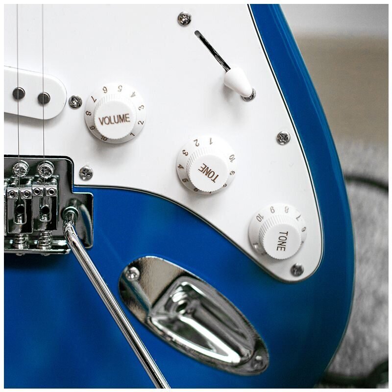 Elektrinės gitaros rinkinys NN EG SET Bluburst kaina ir informacija | Gitaros | pigu.lt