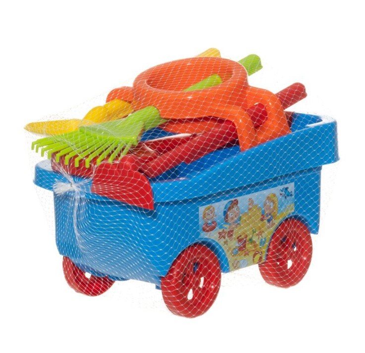 Vaikiškas sodininko vežimėlis su įrankiais Mochtoys 12198 kaina ir informacija | Vandens, smėlio ir paplūdimio žaislai | pigu.lt