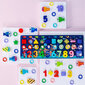 Lavinantis ir lavinamasis žaidimas; Montessori galvosūkis; „Pasidaryk pats“ (pasidaryk pats) žaidimas; Montessori derinimo lenta; Montessori matching board CSDW-011, 95 vnt. kaina ir informacija | Lavinamieji žaislai | pigu.lt