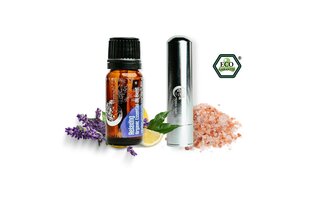 Ekologiškų eterinių aliejų mišinys Relaxing 10 ml ir difuzorius цена и информация | Эфирные, косметические масла, гидролаты | pigu.lt