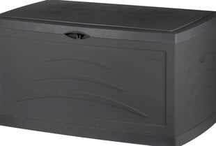 Sodo dėžė su ratukais Serena, 300L, juoda kaina ir informacija | Komposto dėžės, lauko konteineriai | pigu.lt