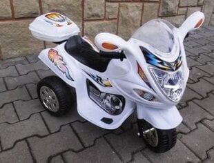 Vienvietis elektrinis motocklas R-Sport M1, baltas kaina ir informacija | Elektromobiliai vaikams | pigu.lt