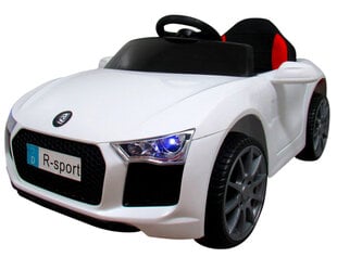Vienvietis elektromobilis R-Sport Cabrio B4 , baltas kaina ir informacija | Elektromobiliai vaikams | pigu.lt
