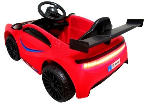 Vienvietis elektromobilis R-Sport Cabrio B5, raudonas kaina ir informacija | Elektromobiliai vaikams | pigu.lt